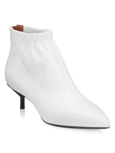Shop 3.1 Phillip Lim / フィリップ リム Blitz Leather Kitten-heel Boots In White