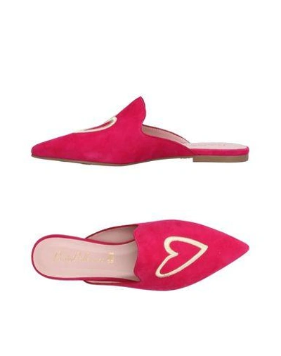 Shop Pretty Ballerinas Mules And Clogs In Fuchsia