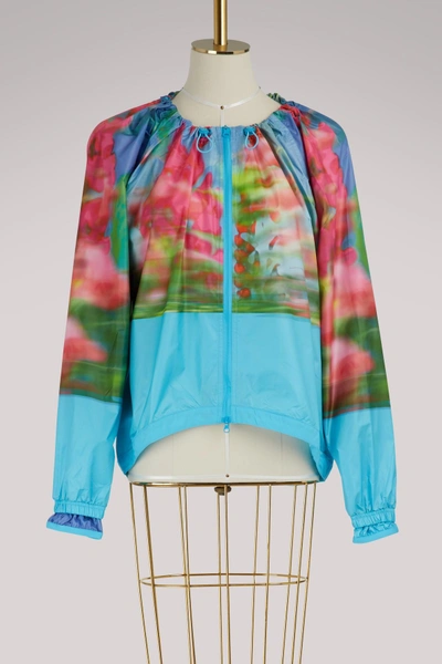 Shop Adidas By Stella Mccartney Running Jacket In Mirror Blue-smc/multicolor