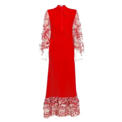 Shop Jiri Kalfar Red Velvet Dress