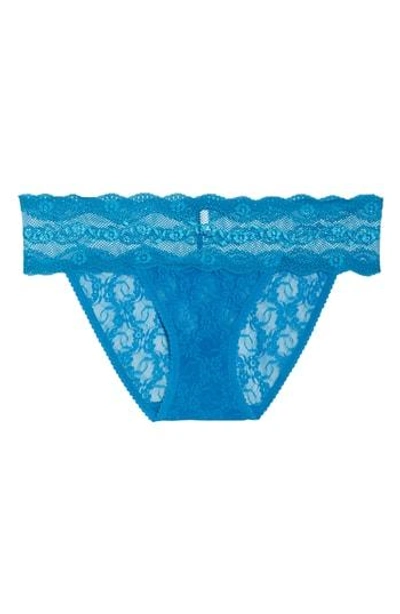 Shop B.tempt'd By Wacoal 'lace Kiss' Bikini In Mykonos Blue
