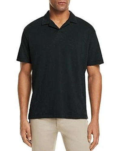 Shop Theory Willem Short Sleeve Polo Shirt In Finch