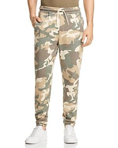 Shop Wesc Baker Camouflage Jogger Sweatpants In Light Woodland Camo