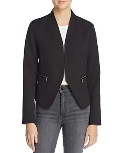 Shop Aqua Zip Pocket Blazer - 100% Exclusive In Black