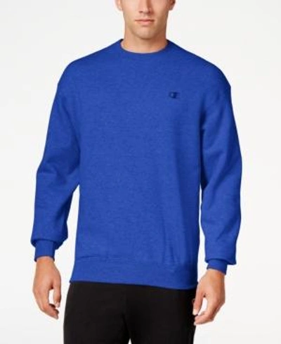 Shop Champion Men's Powerblend Fleece Sweatshirt In Surf The Web
