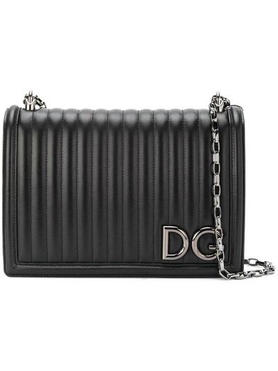 Shop Dolce & Gabbana Dg Girls Shoulder Bag - Black
