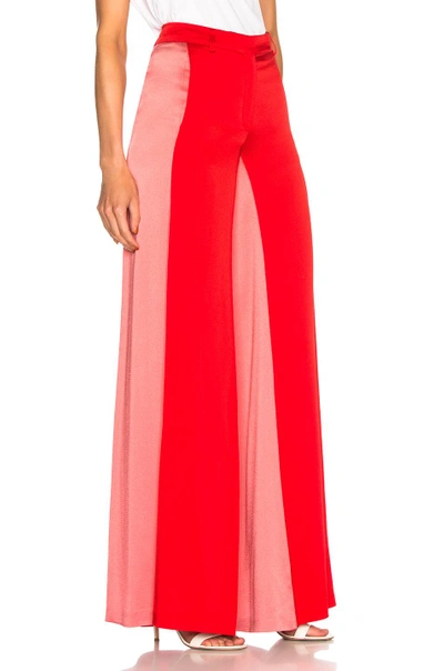 Shop Valentino Side Stripe Track Pants In Red