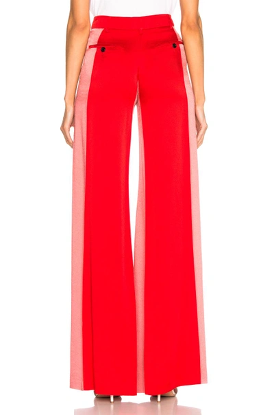 Shop Valentino Side Stripe Track Pants In Red