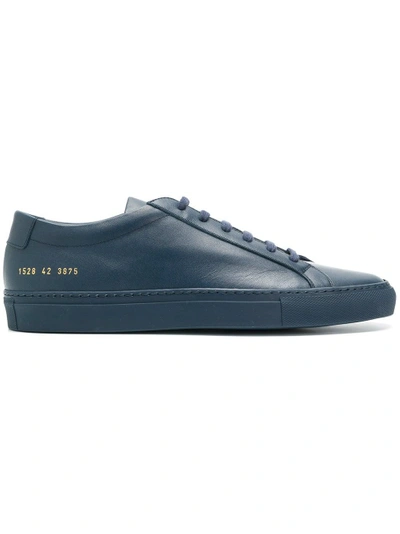 Shop Common Projects Achilles Low Sneakers In Blue