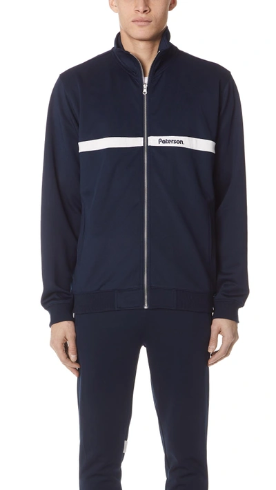 Shop Paterson 40 Love Track Jacket In Navy