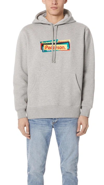 Shop Paterson Scatter Pullover Hoodie In Grey