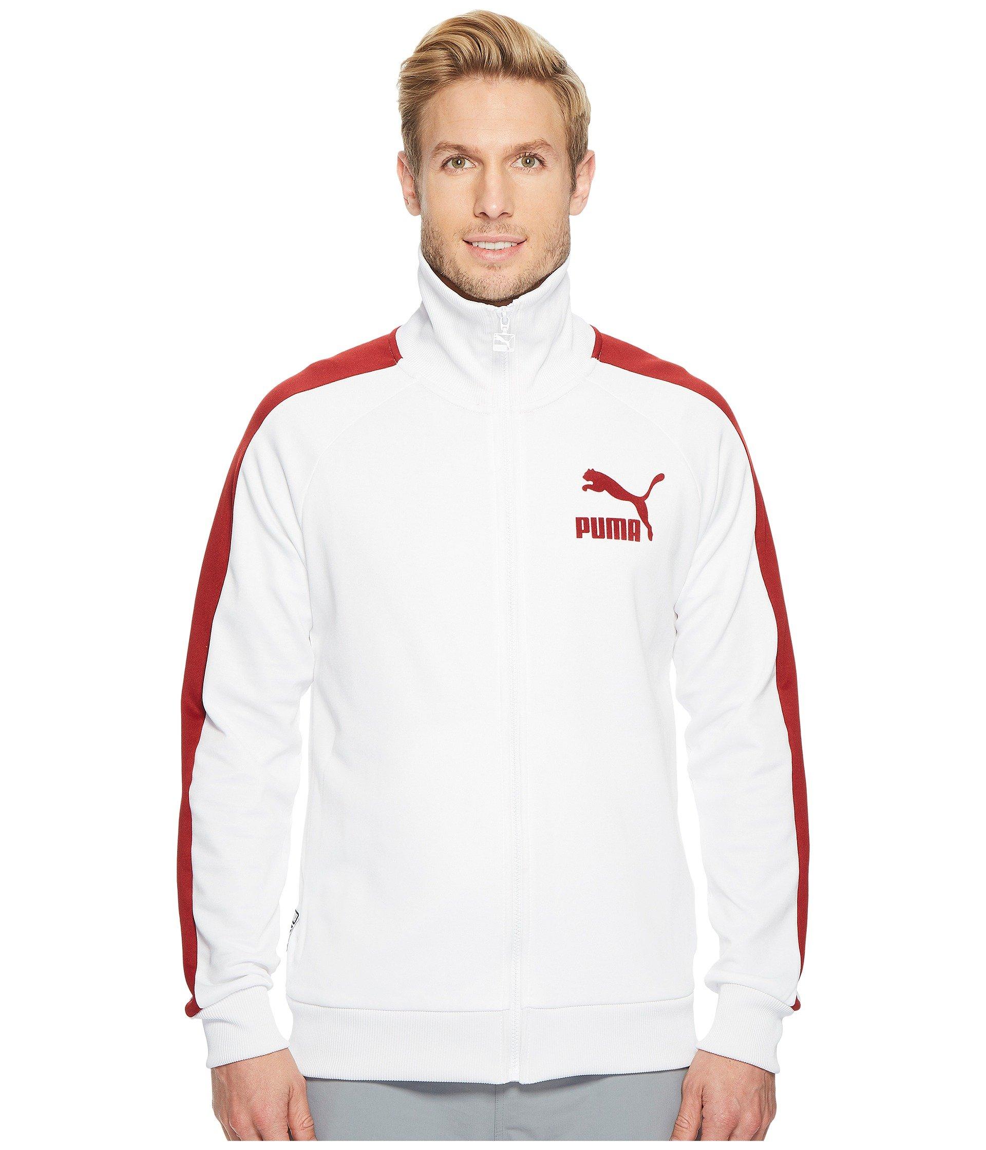 puma t7 tracksuit red
