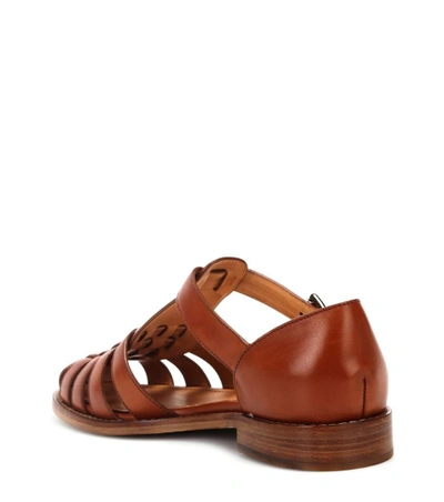 Shop Church's Kelsey Leather Sandals In Brown
