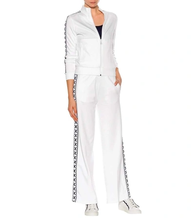 Shop Tory Sport Crisscross Track Jacket In White