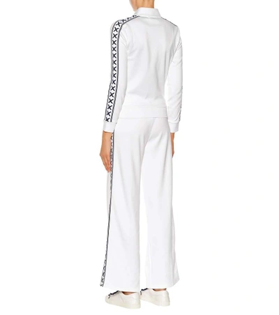 Shop Tory Sport Crisscross Track Jacket In White