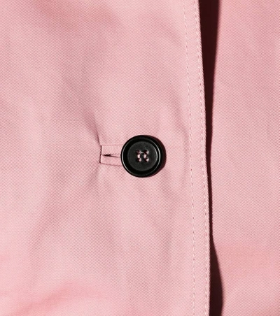 Shop Marni Cotton And Linen Jacket In Cieder Rose