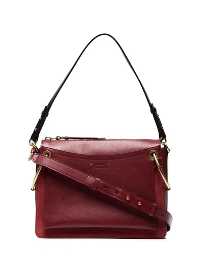 Shop Chloé Roy Medium Shoulder Bag - Pink
