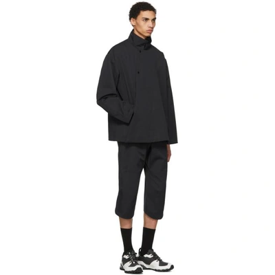 Kiko Kostadinov Grey Cross Front Short Jacket | ModeSens