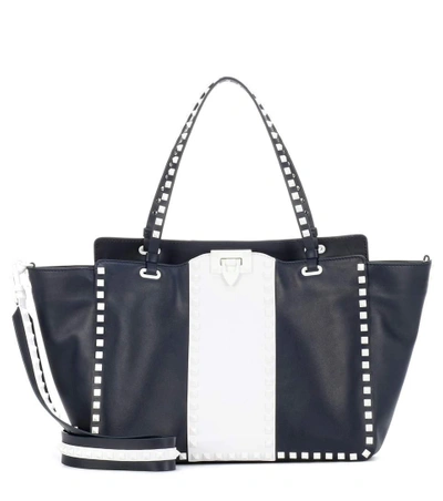 Shop Valentino Garavani Free Rockstud Medium Leather Tote