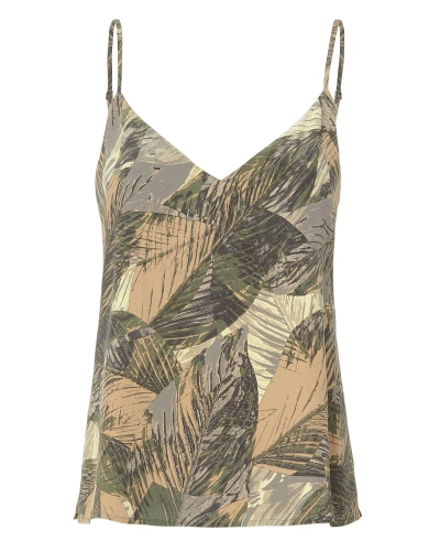 Shop L Agence Jane Leaf Print Tank