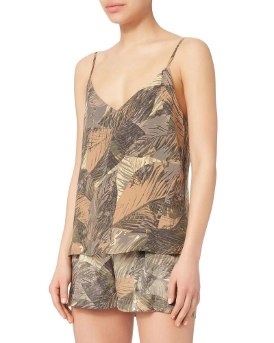 Shop L Agence Jane Leaf Print Tank