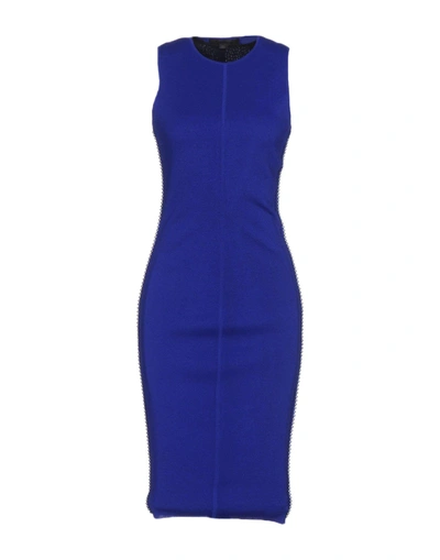 Shop Alexander Wang Short Dress In Dark Blue