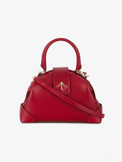 Shop Manu Atelier Red Demi Shoulder Bag