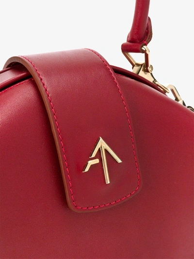 Shop Manu Atelier Red Demi Shoulder Bag