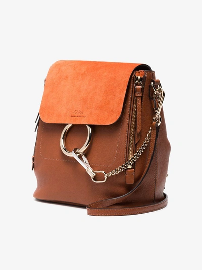 Shop Chloé Brown Faye Backpack