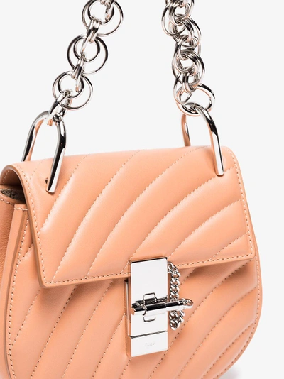 Shop Chloé Pink Drew Bijou Small Shoulder Bag
