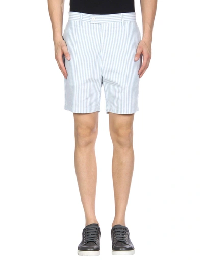 Shop Hentsch Man Shorts & Bermuda In Blue