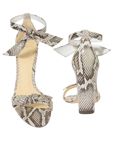 Shop Alexandre Birman Clarita Block 90 Exotic Sandals