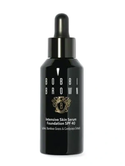 Shop Bobbi Brown Intensive Skin Serum Foundation Spf 40/1 Oz. In 6.5 Warm Almond