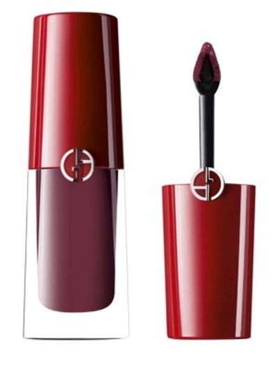 Shop Giorgio Armani Lip Magnet Liquid Lipstick In Purple