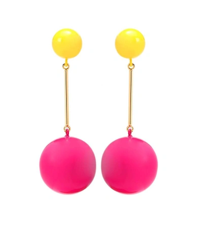 Shop Jw Anderson Sphere Drop Earrings In Female