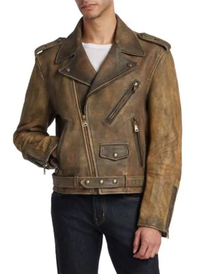 vintage ralph lauren leather jacket