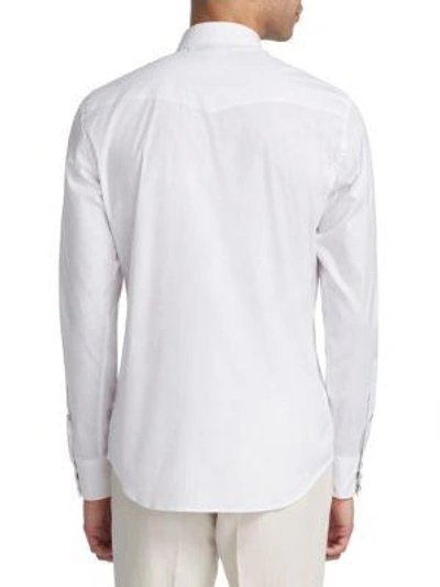 Shop Ralph Lauren Aspen Button-front Shirt In White
