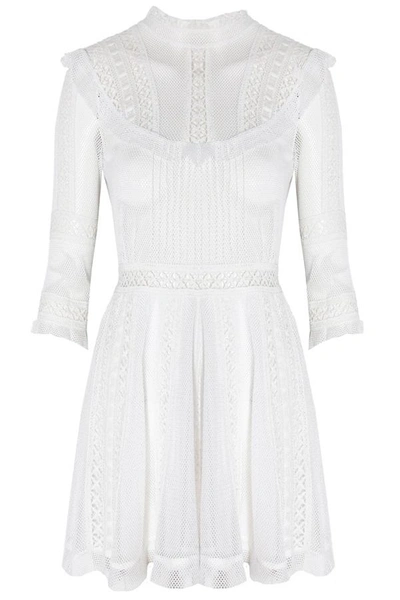 Shop For Love & Lemons Victorian Tulle Mini Dress In White