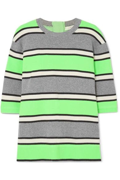 Shop Marc Jacobs Striped Cashmere Sweater