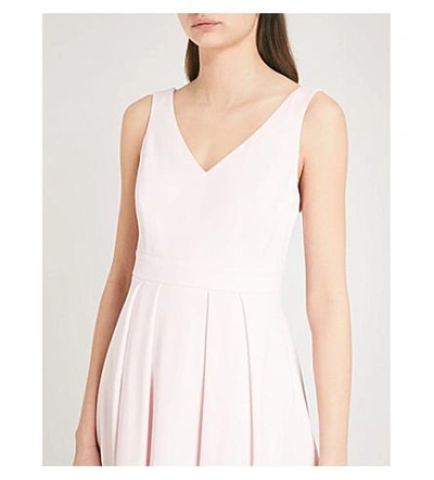 Shop Claudie Pierlot Rencontre Bow-detail Crepe Dress In White