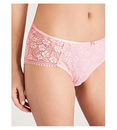 Shop Chantelle Batignolles Lace Briefs In Paradise P