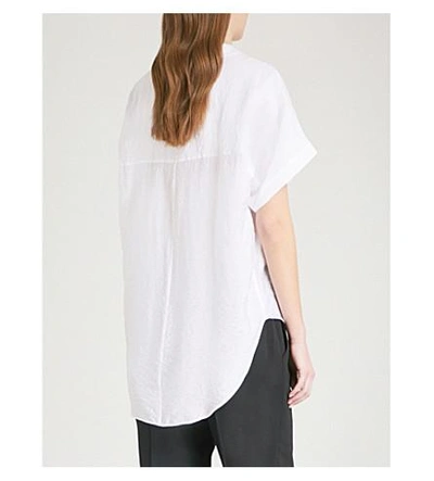 Shop Whistles Lea 织 衬衫 In White