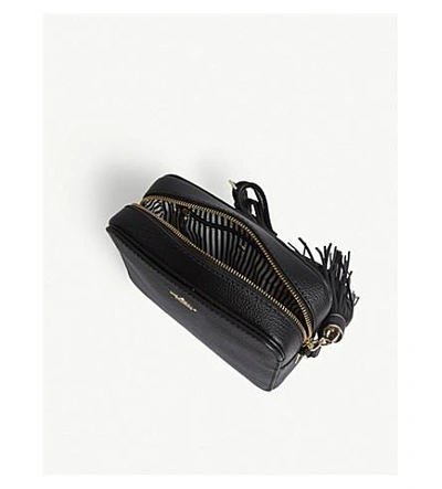 Shop Kate Spade Kingston Drive Arla Leather Shoulder Bag In Black