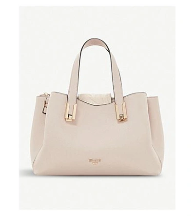 Shop Dune Decci Faux-leather Tote Bag In Blush-synthetic