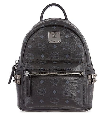 Shop Mcm Stark Classic Mini Backpack In Black