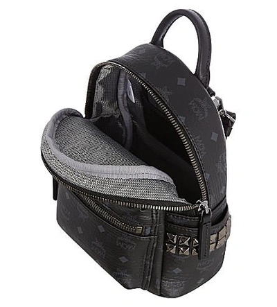 Shop Mcm Stark Classic Mini Backpack In Black