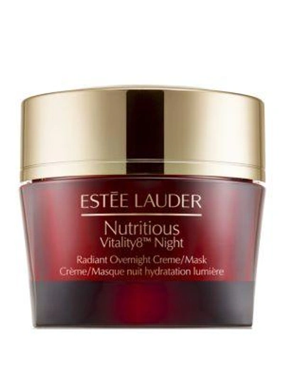 Shop Estée Lauder Nutritious Vitality8(tm) Night Radiant Overnight Creme Mask/1.7 Oz.