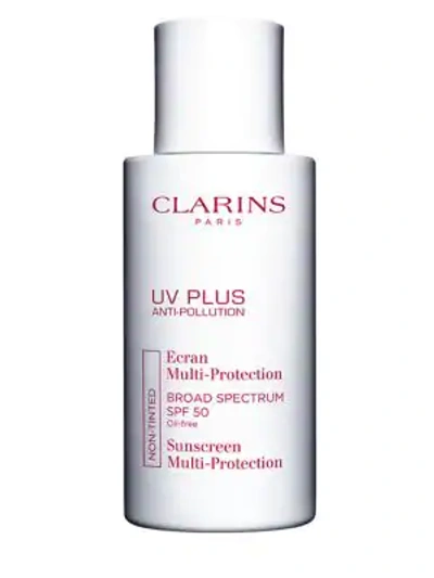 Shop Clarins Uv Plus Anti-pollution Sunscreen Multi-protection Broad Spectrum Spf 50
