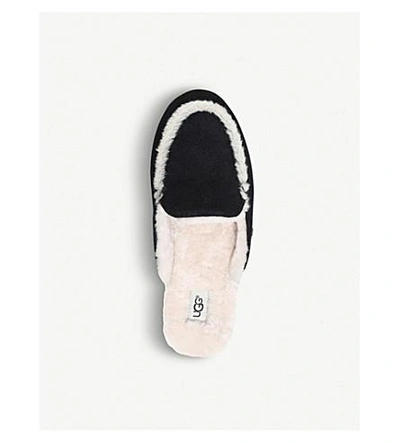 Shop Ugg Lane Slip-on Suede Loafers In Black