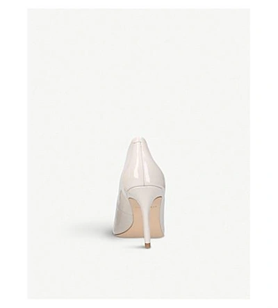 Shop Kurt Geiger Brook Patent Leather Courts In Nude